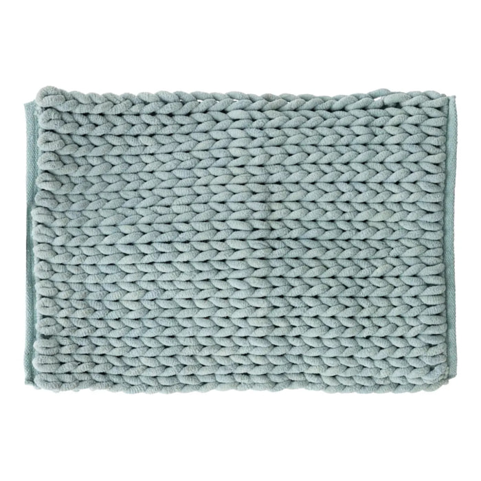 Tapis de bain 50x75cm "Colorama" bleu artic