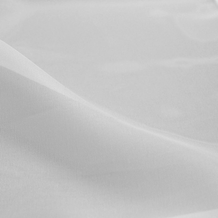 Tissu en voile uni en polyester - Blanc
