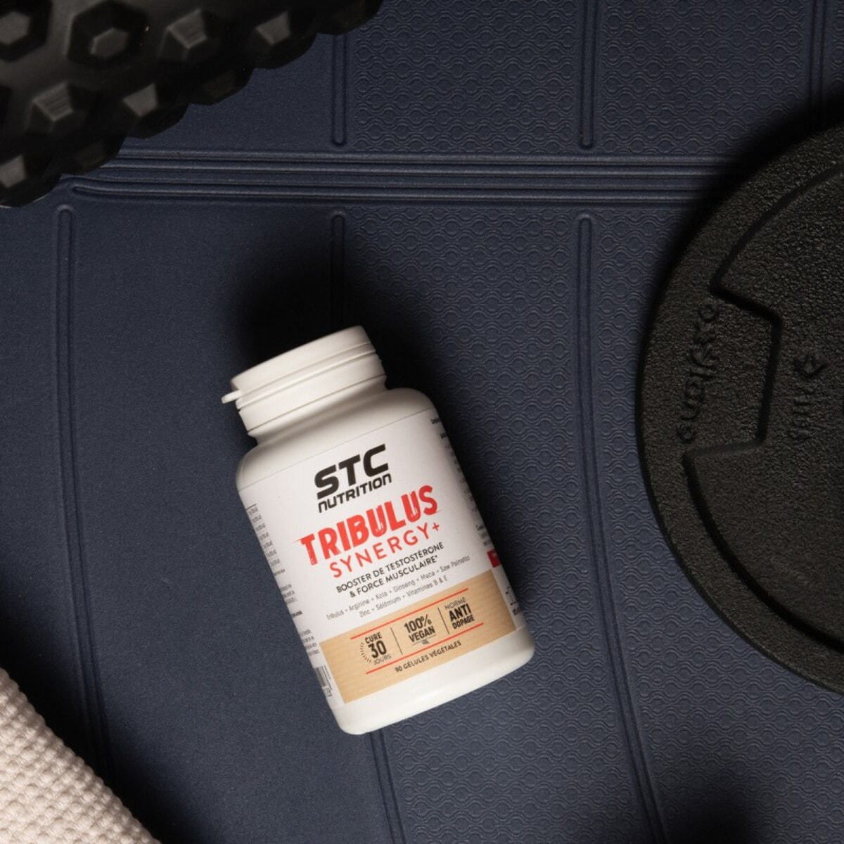 STC NUTRITION - Tribulus Synergy + - Favorise le maintien du taux de testostérone - Améliore les performances physiques & Améliore les performances physiques - 90 gélules végétales
