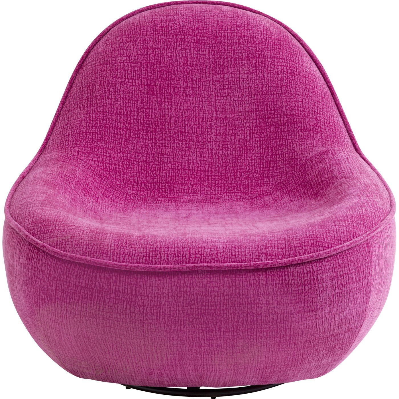 Fauteuil pivotant Ovo fuchsia Kare Design