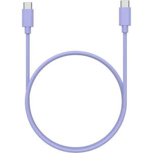 Câble USB C ESSENTIELB 1M vers USB-C violet