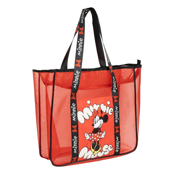 Bolsa de playa de Minnie Mouse - Color Rojo
