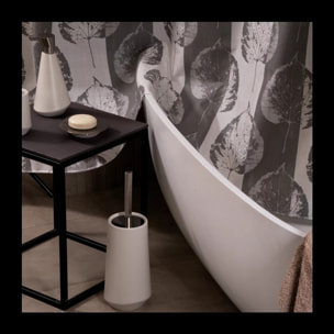 Rideau de douche Polyester LEF Taupe Elements by Spirella