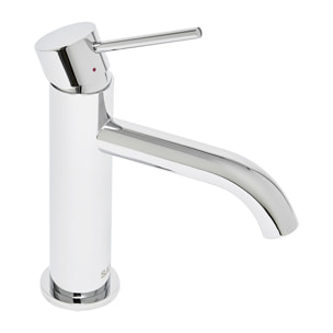 Aurum mitigeur de lavabo 16,5 cm, à levier, sans vidage, chrome brillant (SATBAUR271CR)
