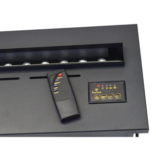 Cheminée décorative avec flammes artificielles