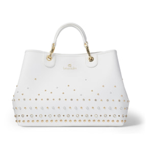 Borsa a mano  da donna In Poliestere e Poliuretano Prodotto artigianale 37x27,5x15 cm