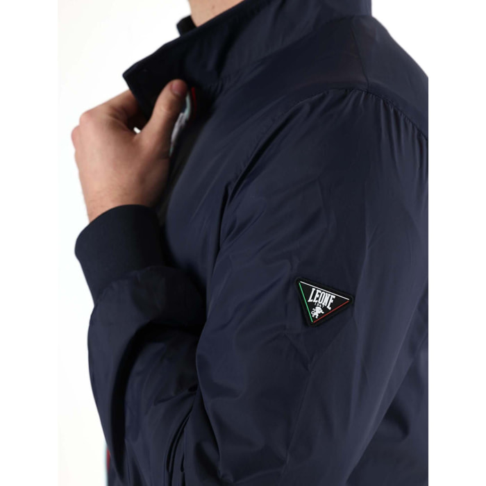Giacca Impermeabile con cappuccio e zip Leone Basic