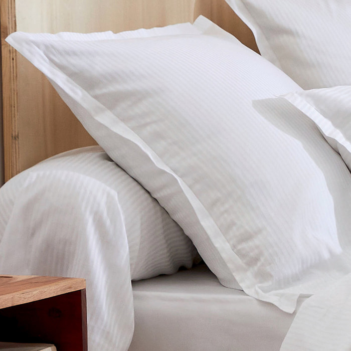 Taie d'oreiller esprit grand hôtel - Blanc