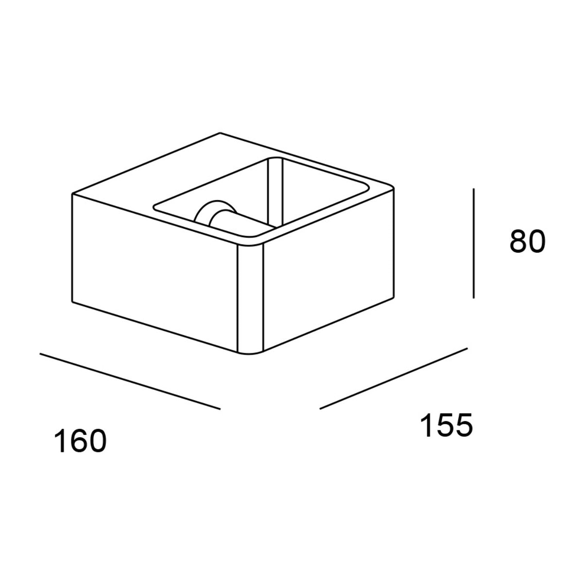 Forlight Aplique Ip65 Grow G9 5W Cemento