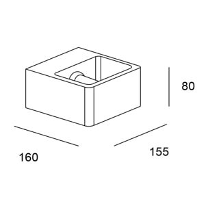 Forlight Aplique Ip65 Grow G9 5W Cemento