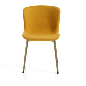 Oresteluchetta Set 4 Sedie RANN YELOW GOLD