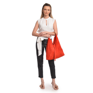 Shopper Anna Luchini Rosso
