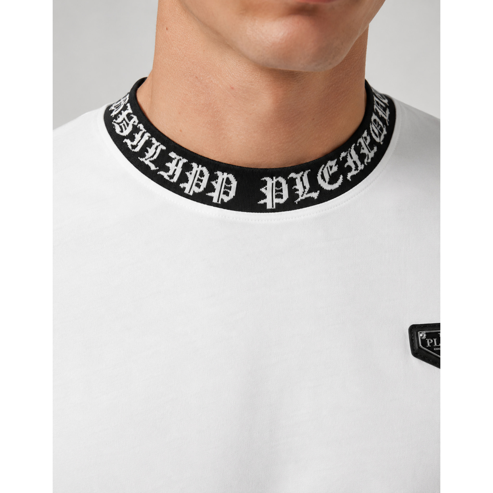 PHILIPP PLEIN Camiseta de cuello redondo y manga corta