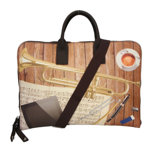 Borsa a mano da donna - Modello Michela - Vera pelle - 28.0 x 40.0 x 3.0 cm