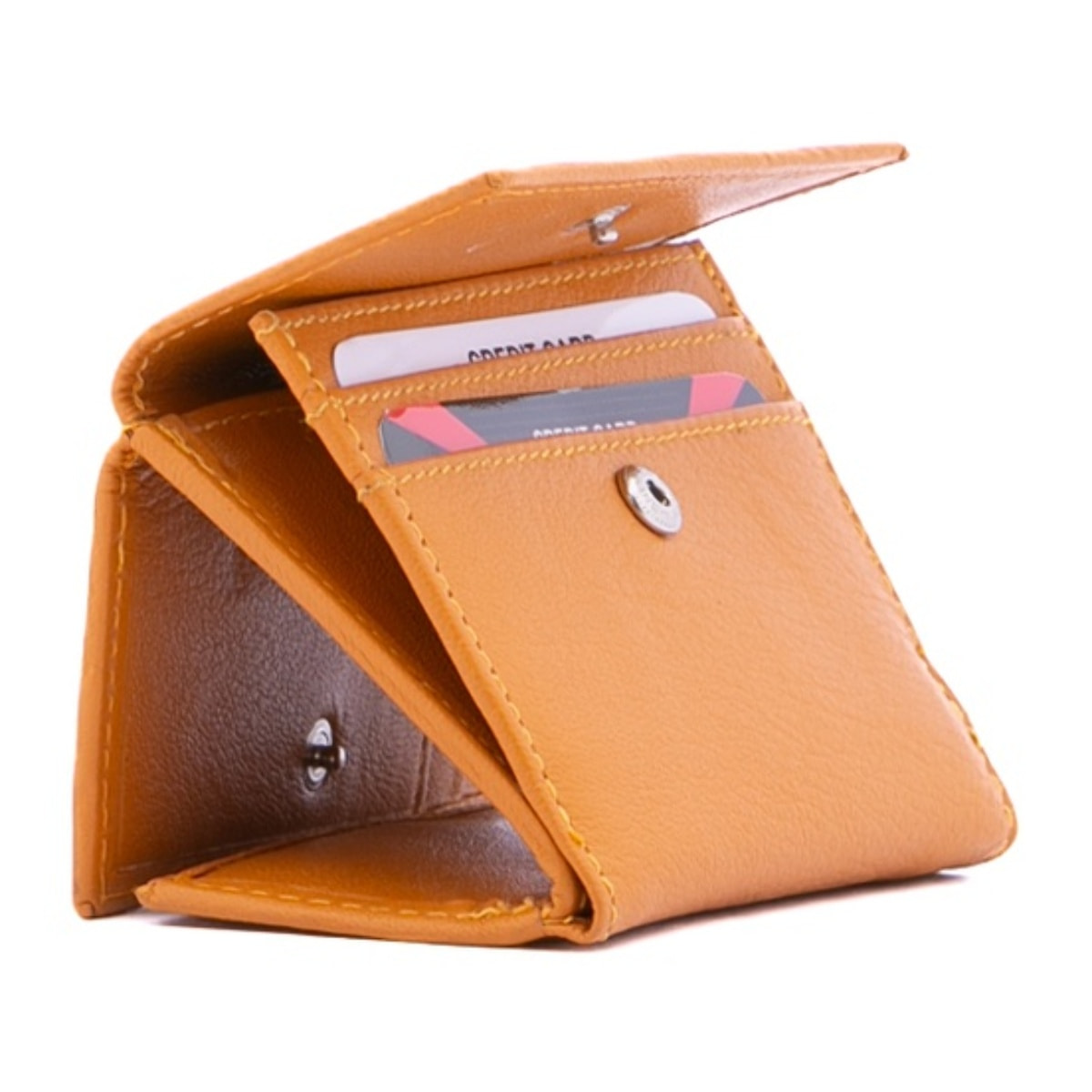 Portafoglio donna - Modello False - Ecopelle e poliestere - 10.0 x 7.5 x 2.0 cm