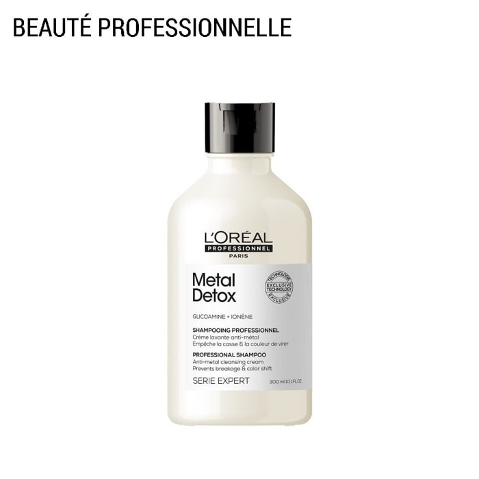 Série Expert Metal Detox - Shampoing anti-métal pour cheveux sensiiblisés et cassants 300 ml