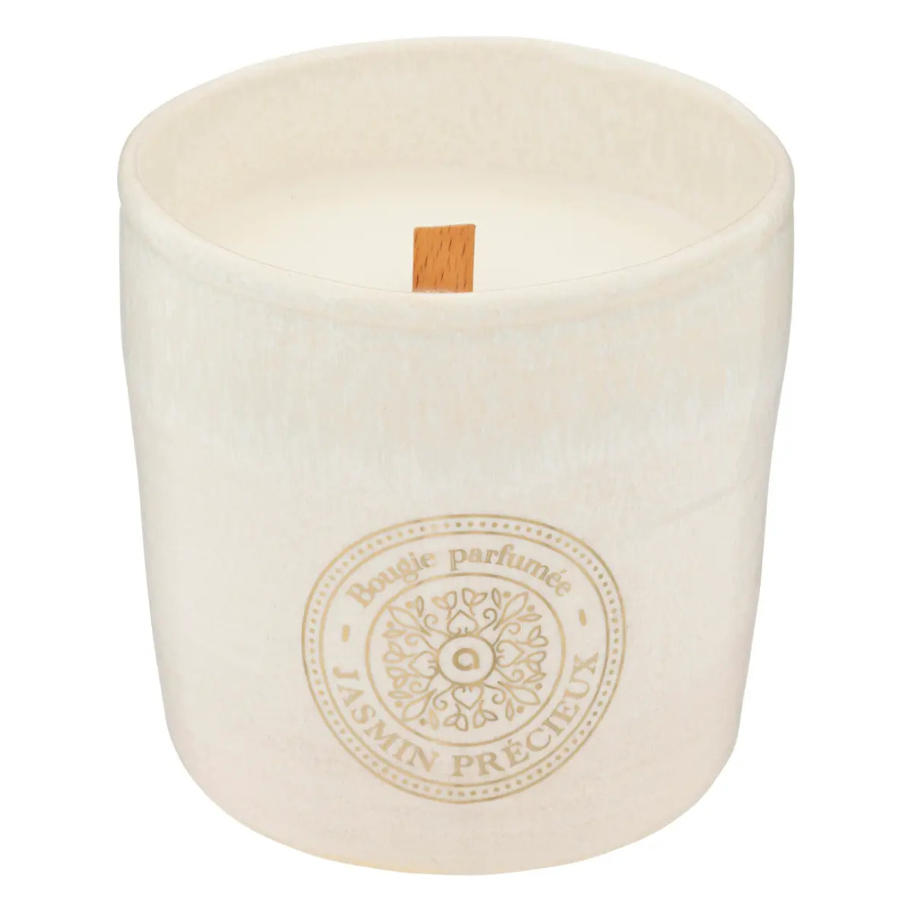 Bougie parfumée Marco 350g pot céramique jasmin