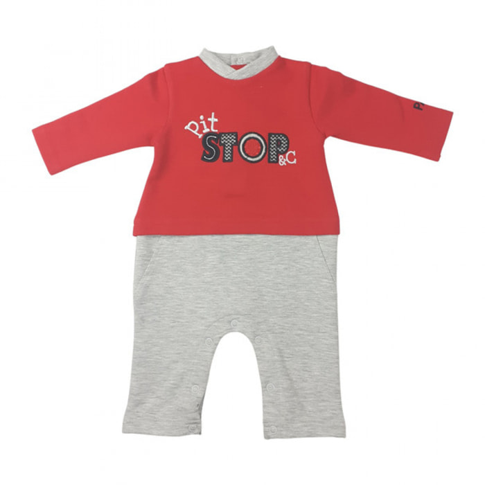 TUTINA SP N FELPA ROSSOG GRIGIO MEL