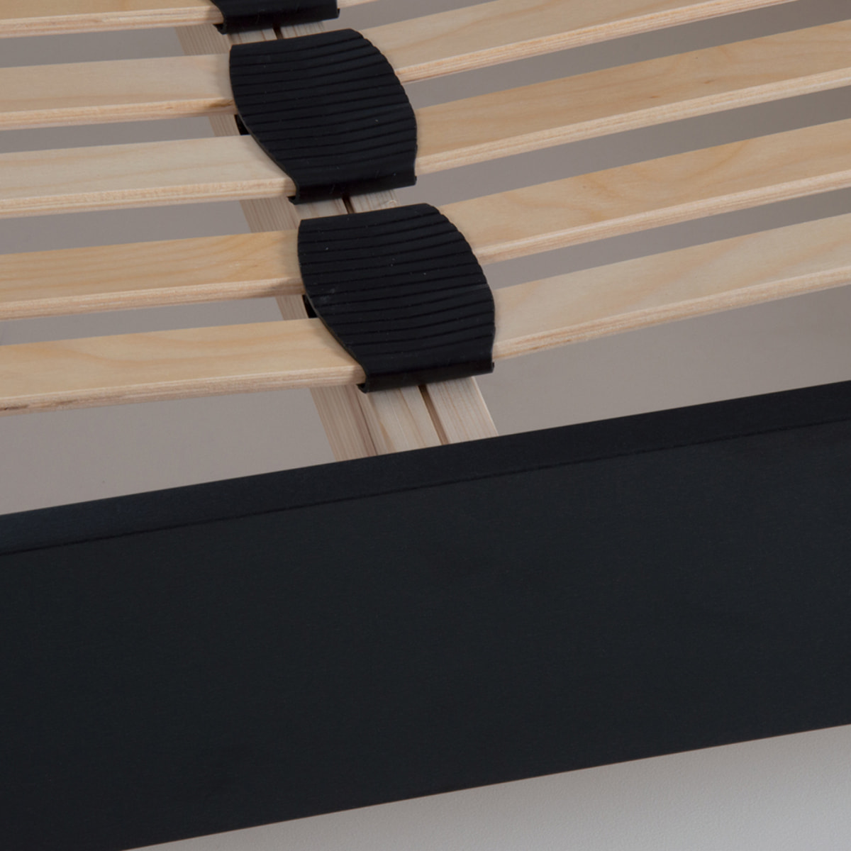 Sommier à lattes apparentes MDF & bois massif