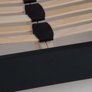 Sommier à lattes apparentes MDF & bois massif