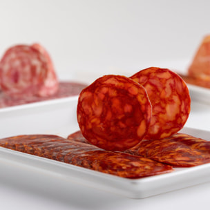 3 x Chorizo Bellota Ibérico Tranché à la Machine - 3x100 g - Espagne - Cesar Nieto