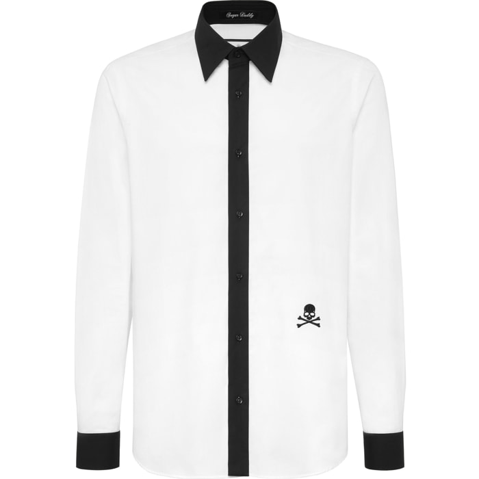 PHILIPP PLEIN Shirt Sugar Daddy Cut LS SKULL