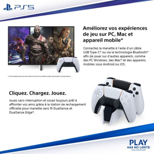 Manette SONY DUALSENSE BLANCHE PS5 V3