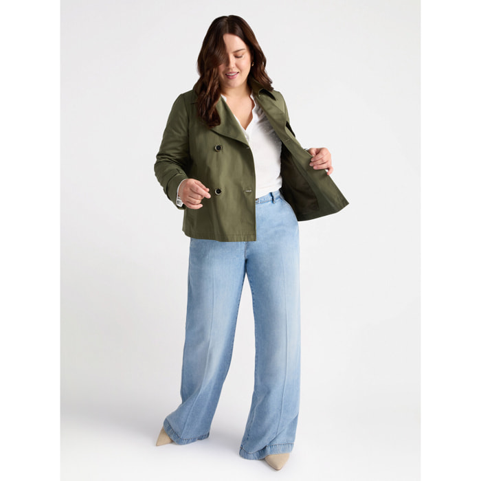 Fiorella Rubino - Trench corto - Verde militare