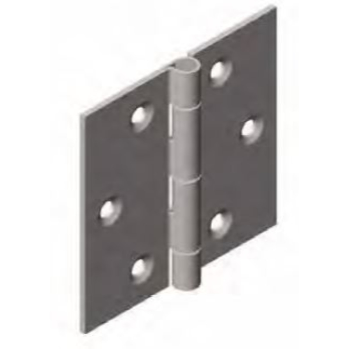 Charnière forte 1004 MONIN acier décapé - 60 x 60 mm - 424330