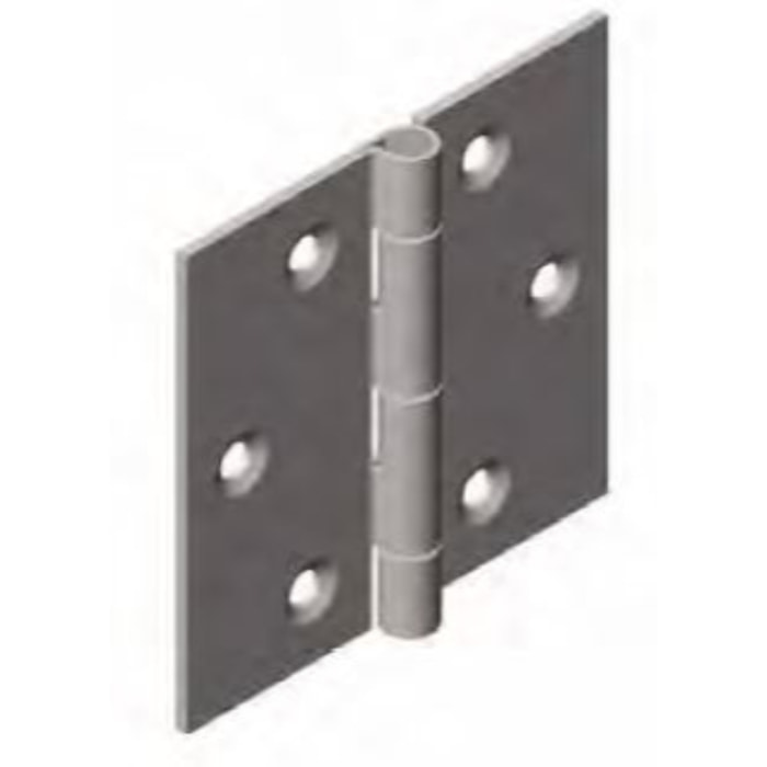 Charnière forte 1004 MONIN acier décapé - 60 x 60 mm - 424330