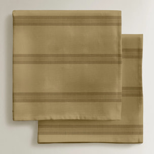 Lot de 4 serviettes Nua Ocre