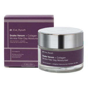Crema de día con veneno de serpiente y colágeno para rellenar arrugas