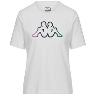 Kappa - Camisetas y tops Mujer Blanco - Logo Inna