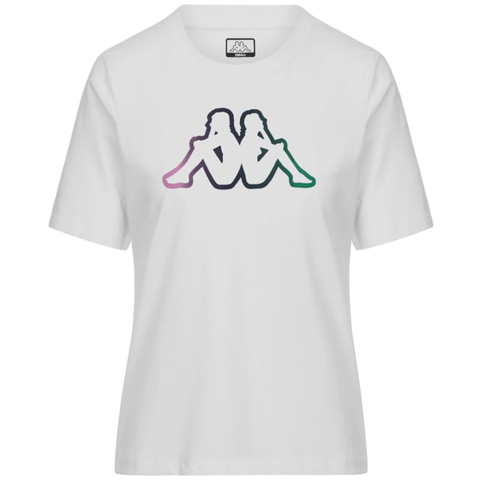 Kappa - Camisetas y tops Mujer Blanco - Logo Inna