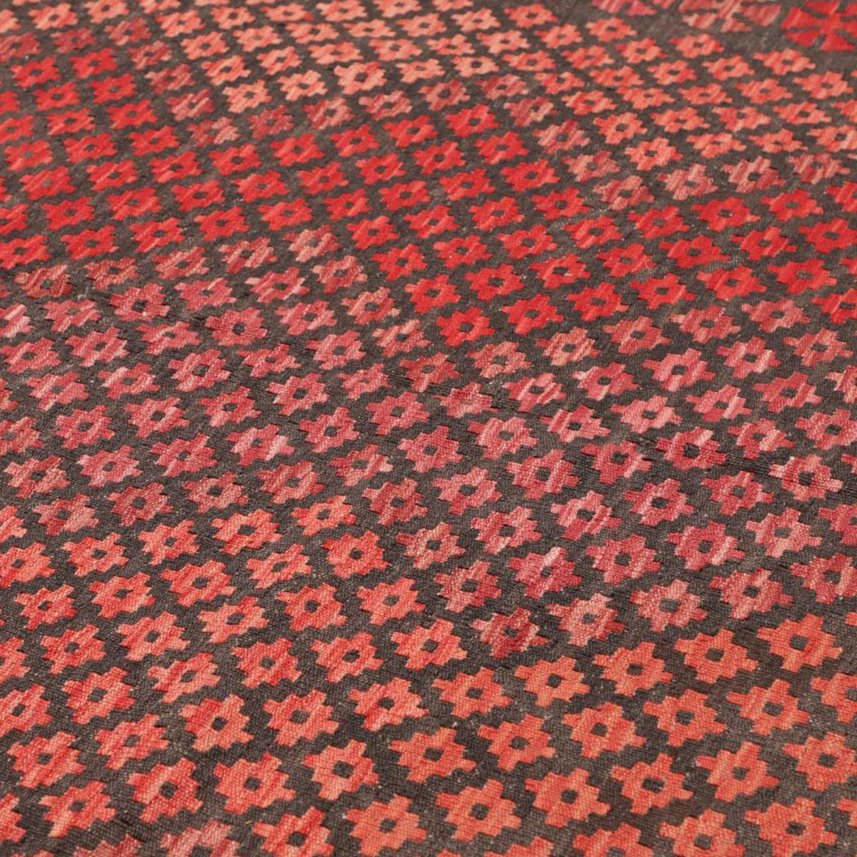 Tapis kilim, motif géométrique authentique, laine naturelle, KUKUNO
