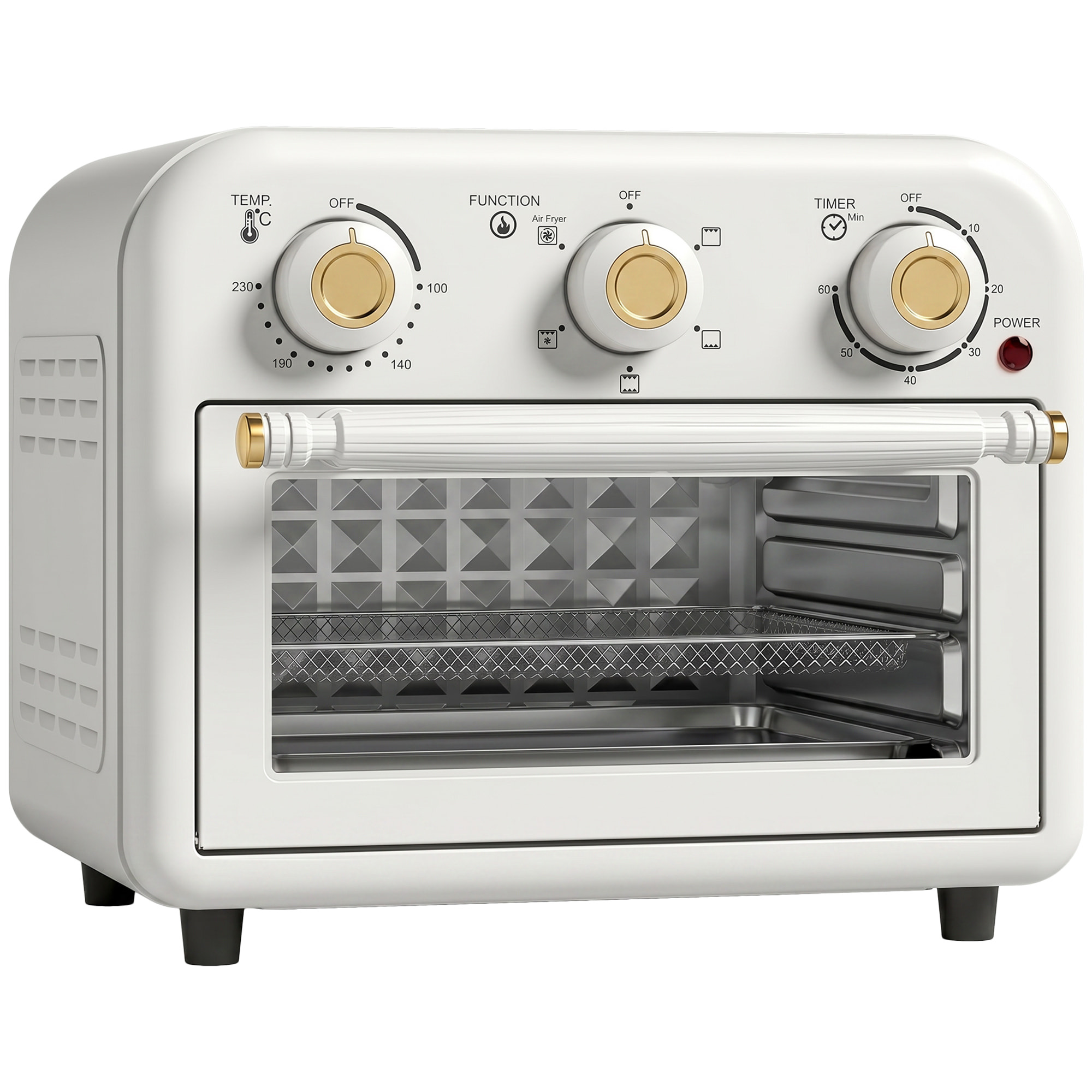 Four friteuse à air friteuse sans huile air fryer 12L 1200W accessoires inclus