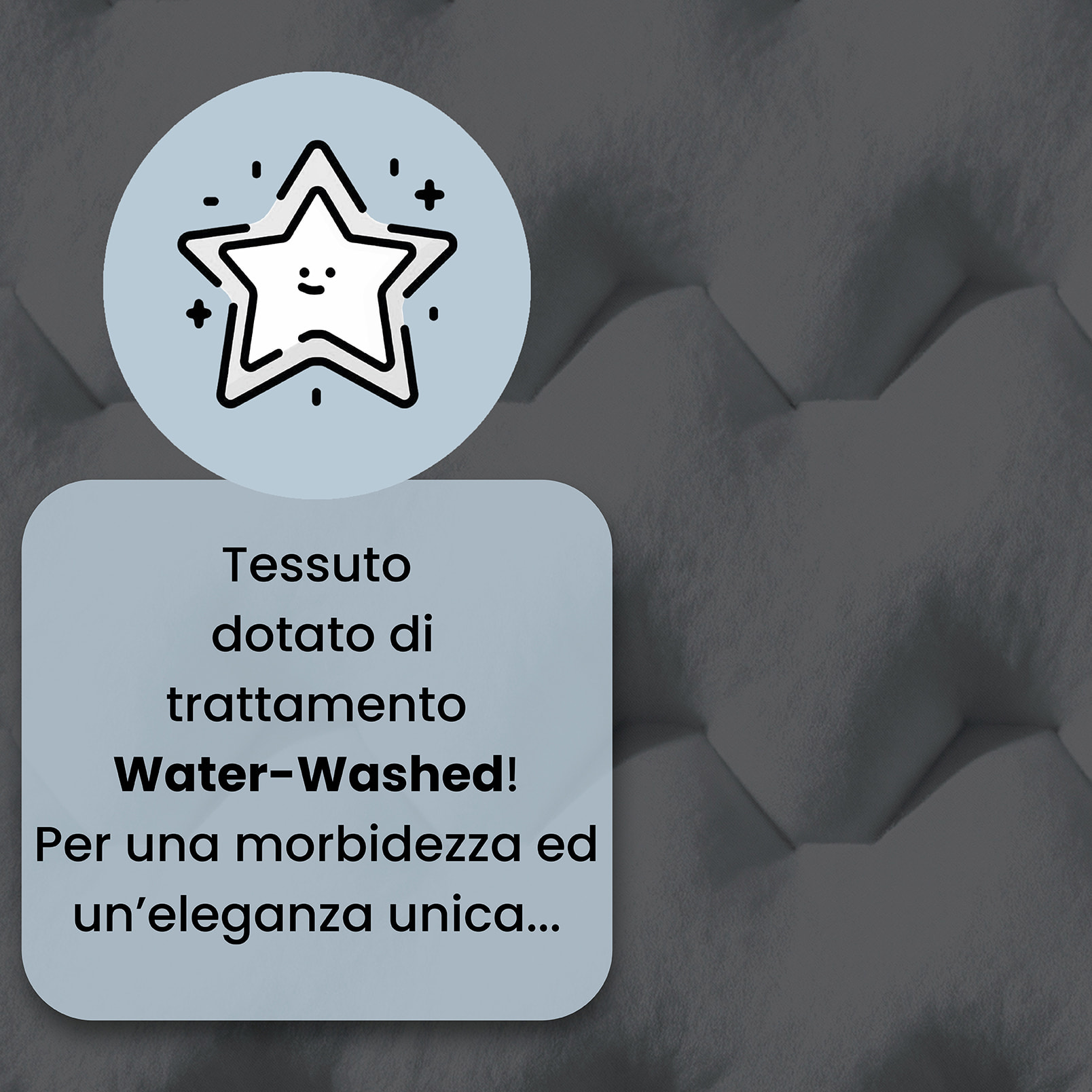 TRAPUNTA INVERNALE WATERWASHED MATRIMONIALE Made in Italy