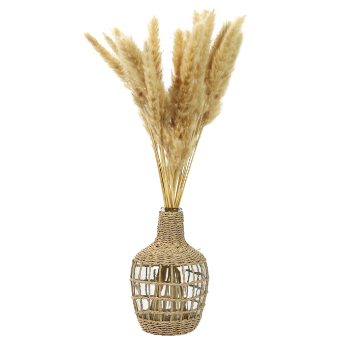 Vase Rond Tresse D16x25.5cm