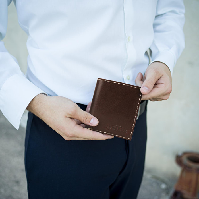 Cartera Hombre Piel Lois Valin Marron