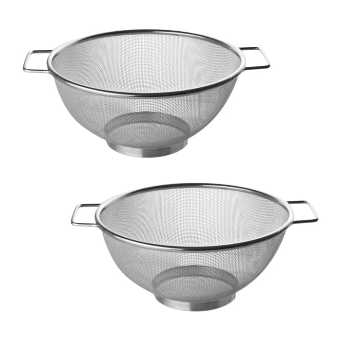 Ensemble de 2 Passoires tamis 20 cm Fackelmann