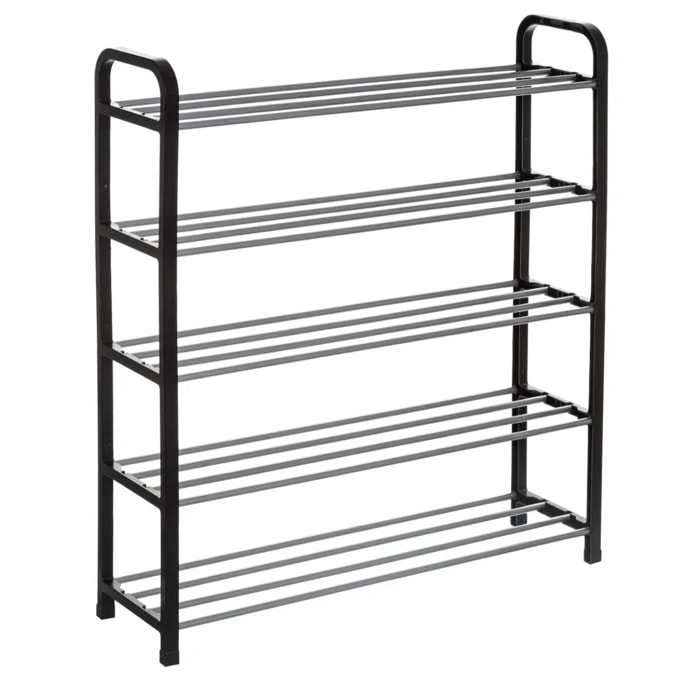 Range-chaussures métal x16 noir /gris