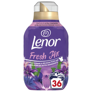 6x36 Lavages Eclat de Minuit - Adoucissant Lenor Fresh Air