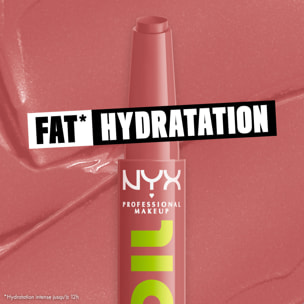 NYX Professional Makeup FAT OIL SLICK CLICK Baume à lèvres CAPTION THIS