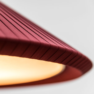 SAIGON IN 1300 Lampe suspension grenat