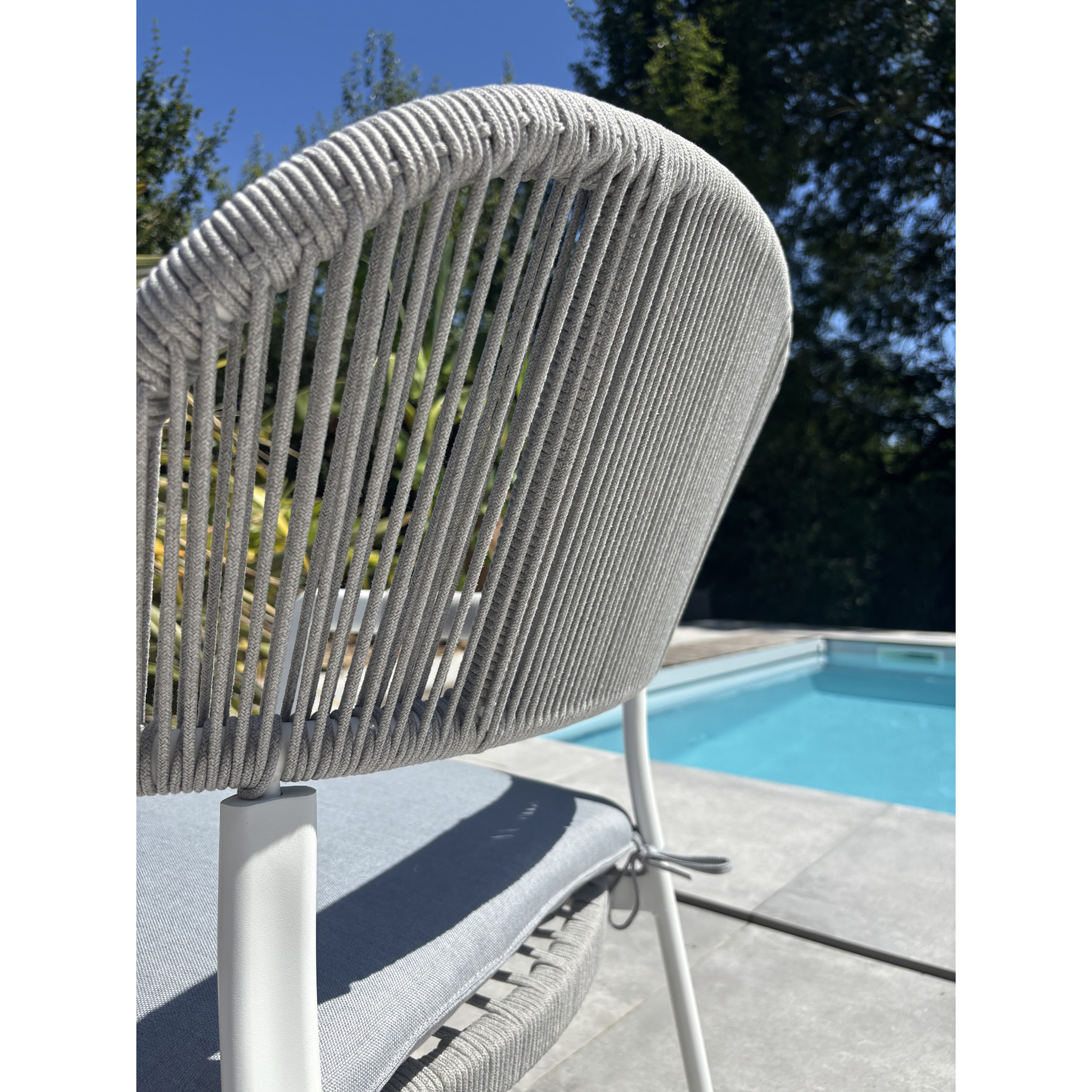 ABELLA - Fauteuil de jardin - Blanc