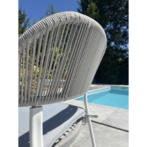 ABELLA - Fauteuil de jardin - Blanc