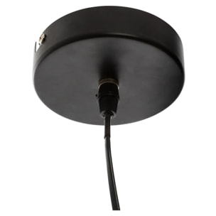 Suspension "Rodo" métal noir D32cm
