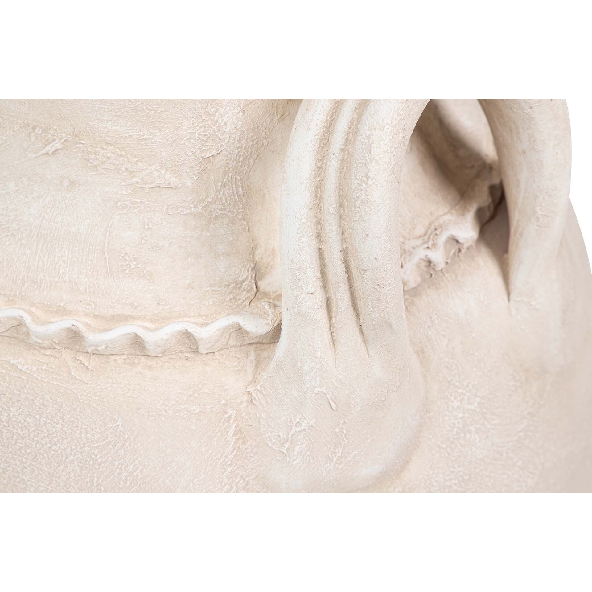 Florero Ceramica Beige 40x40x70 Cm