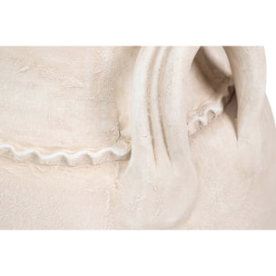 Florero Ceramica Beige 40x40x70 Cm