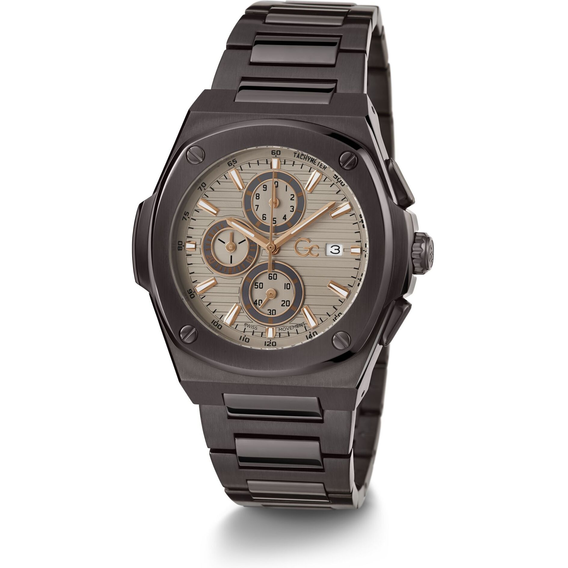 Gc Cronógrafo De Cuarzo Gc Coussin Shape